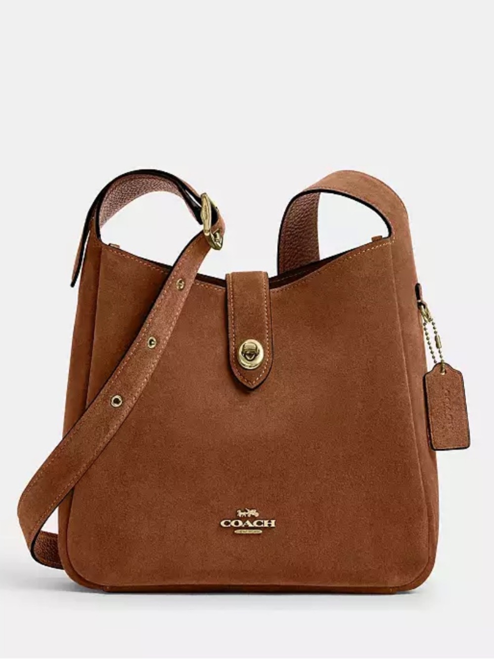 Coach hadley suade bag